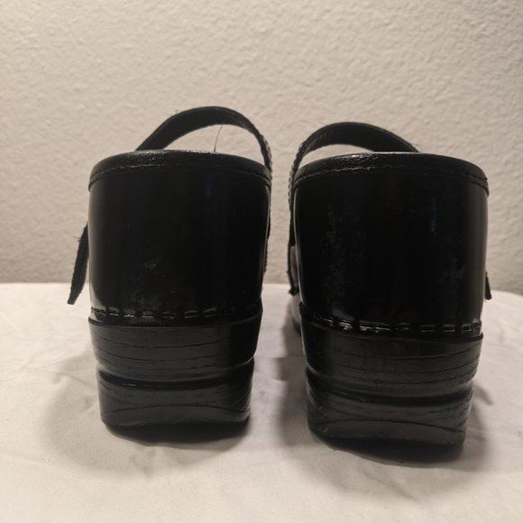 SOLD - Dansko Mary Jane Clogs Black Strap size 7.5 - Picture 4 of 9